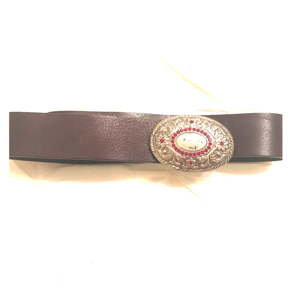 🍍Abercrombie belt with silver buckle size small